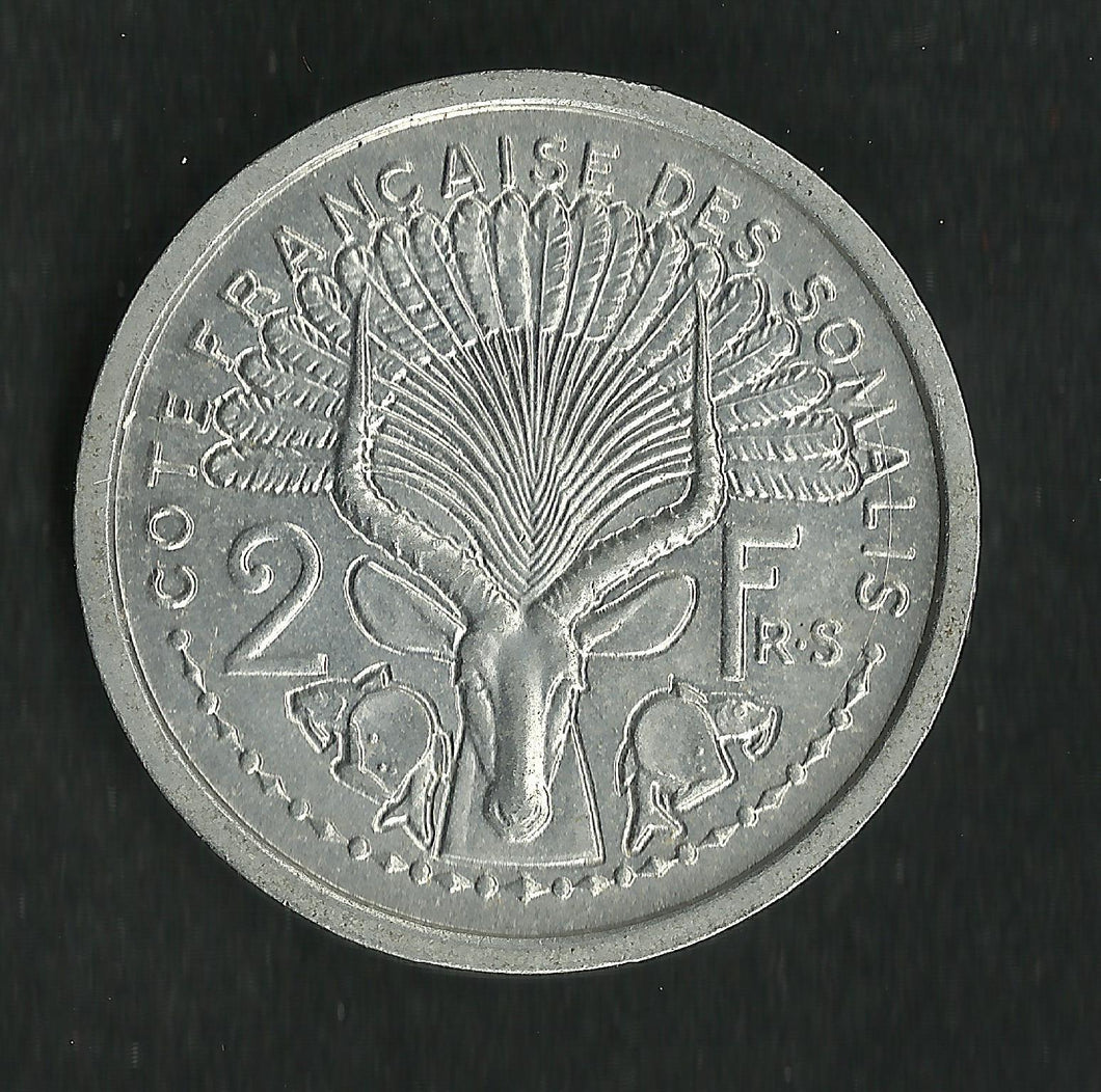 Somalis : 2 Francs 1959