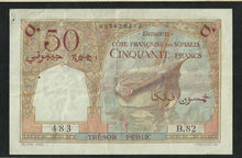 Charger l&#39;image dans la galerie, Somalis : 50 Francs 1952
