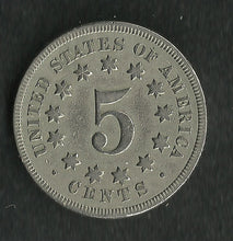 Charger l&#39;image dans la galerie, USA / Etats Unis : 5 Cents 1868 Nickel
