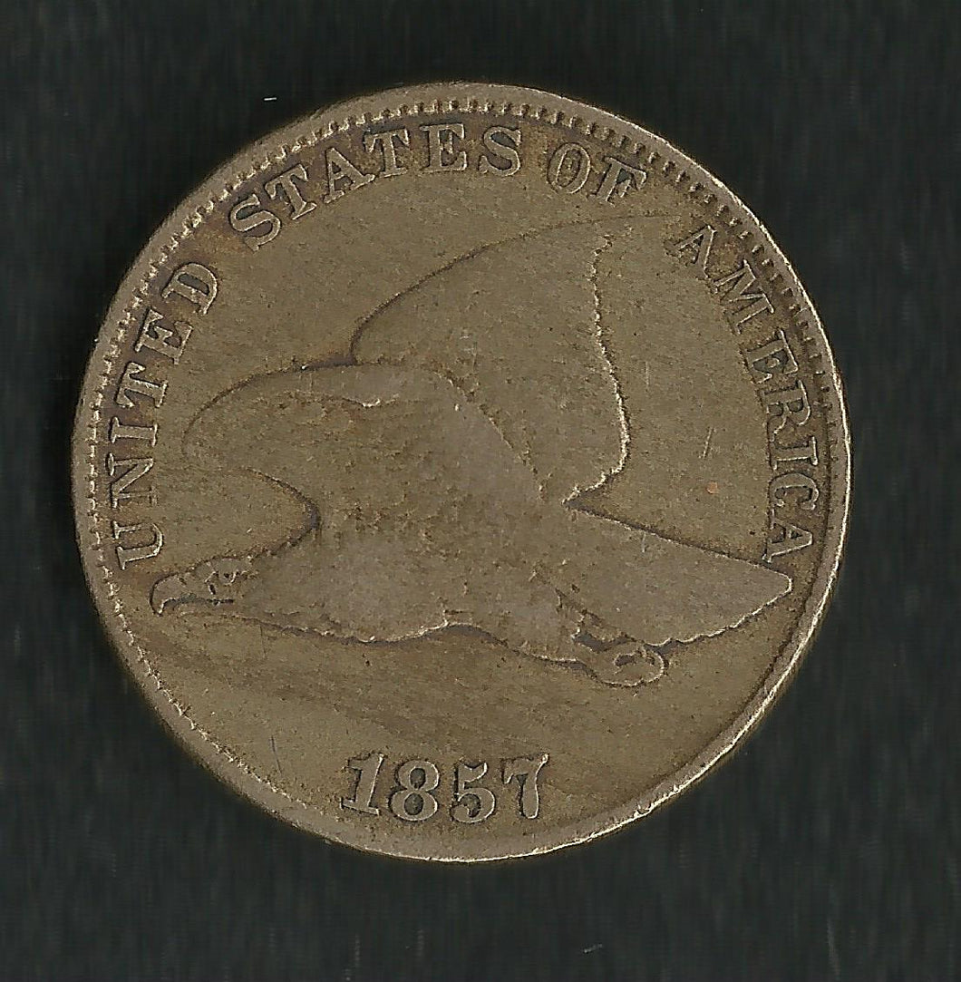 USA / Etats Unis : Cent 1857